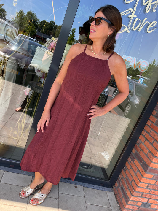 Jurk Vianna bordeaux