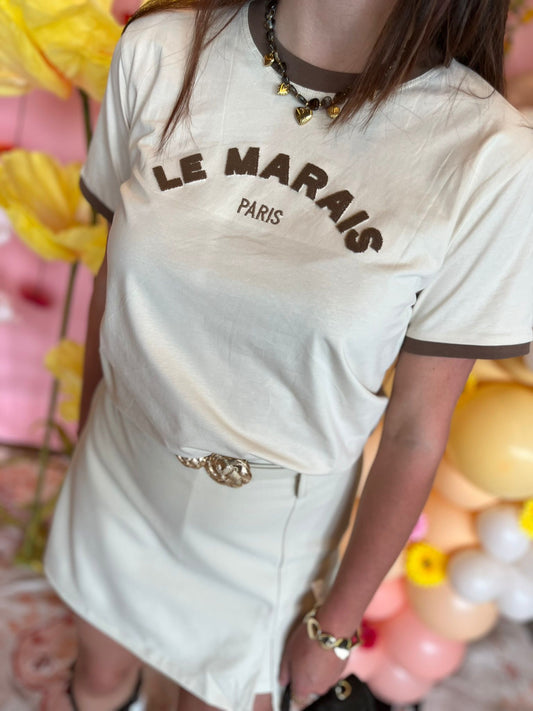 Shirt le marais paris beige
