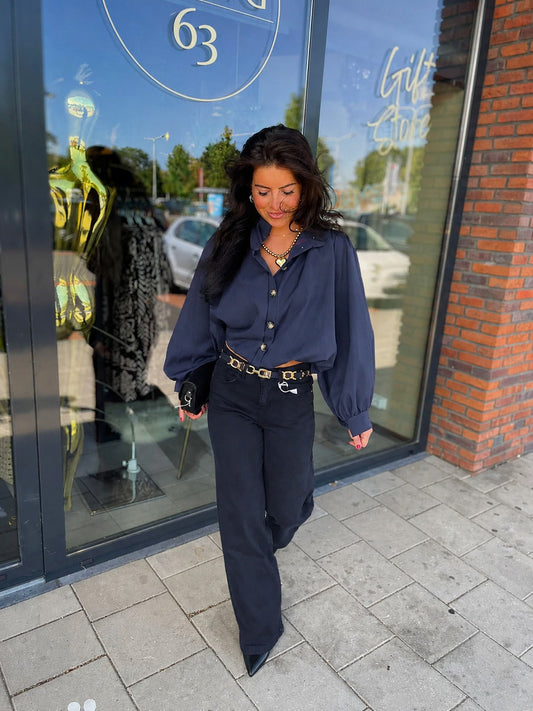 Jasje/blouse Mira blauw