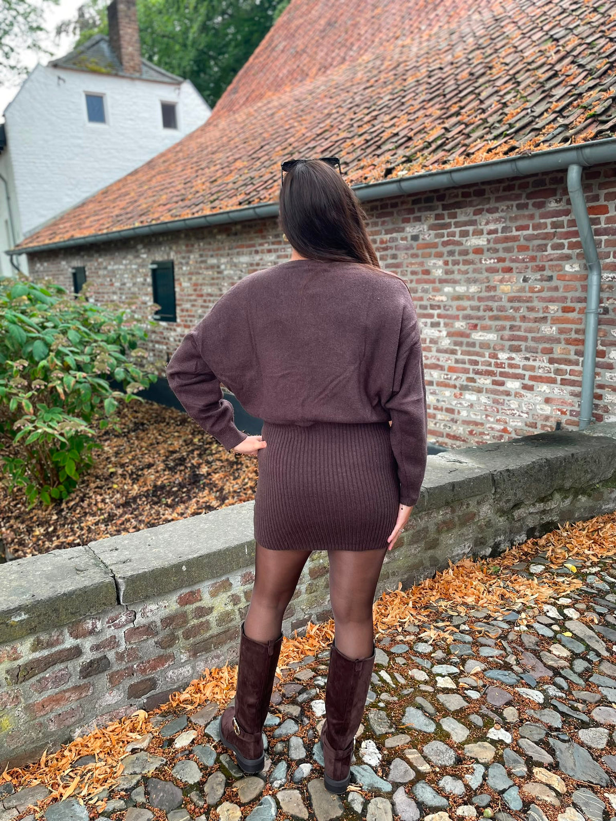 Jurk Maaike bruin