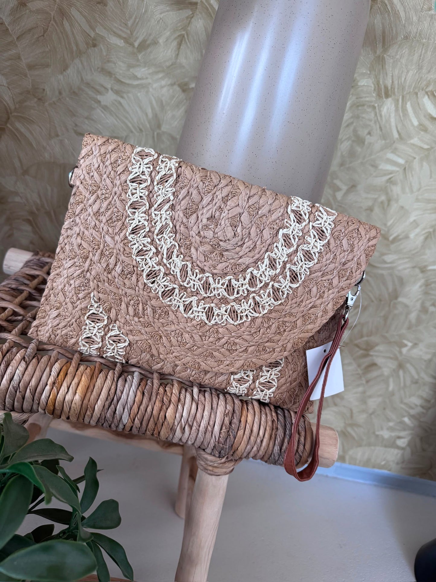 Tas riet bruin