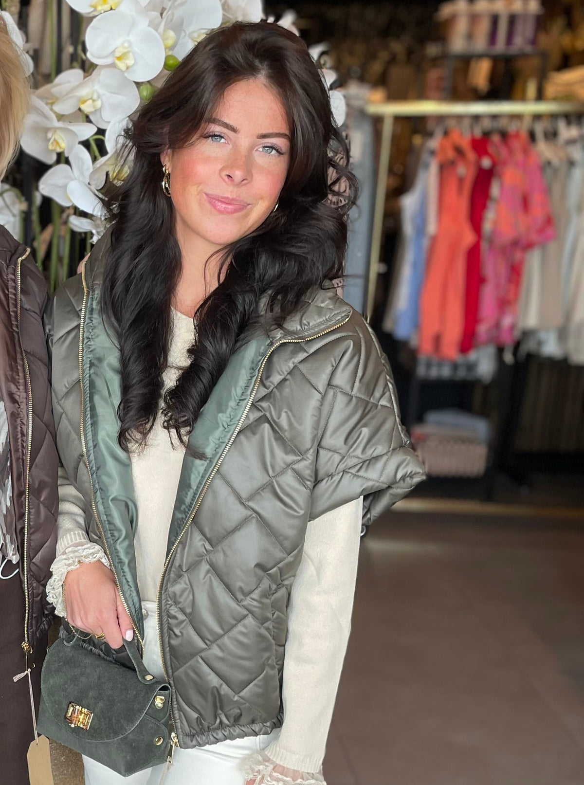 Bodywarmer Lizzy groen