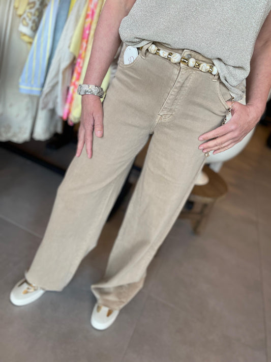 Jeans extra lang taupe RD9136-15