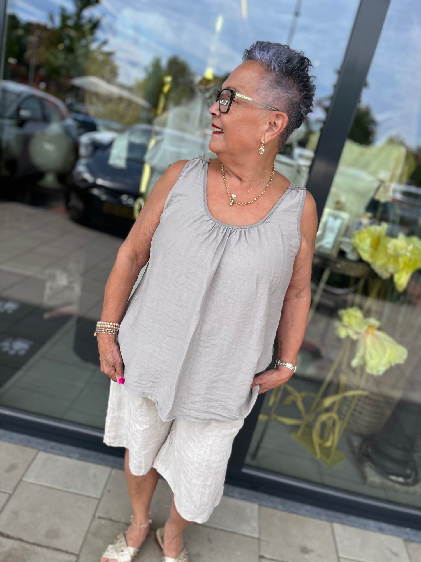 Top Kora beige