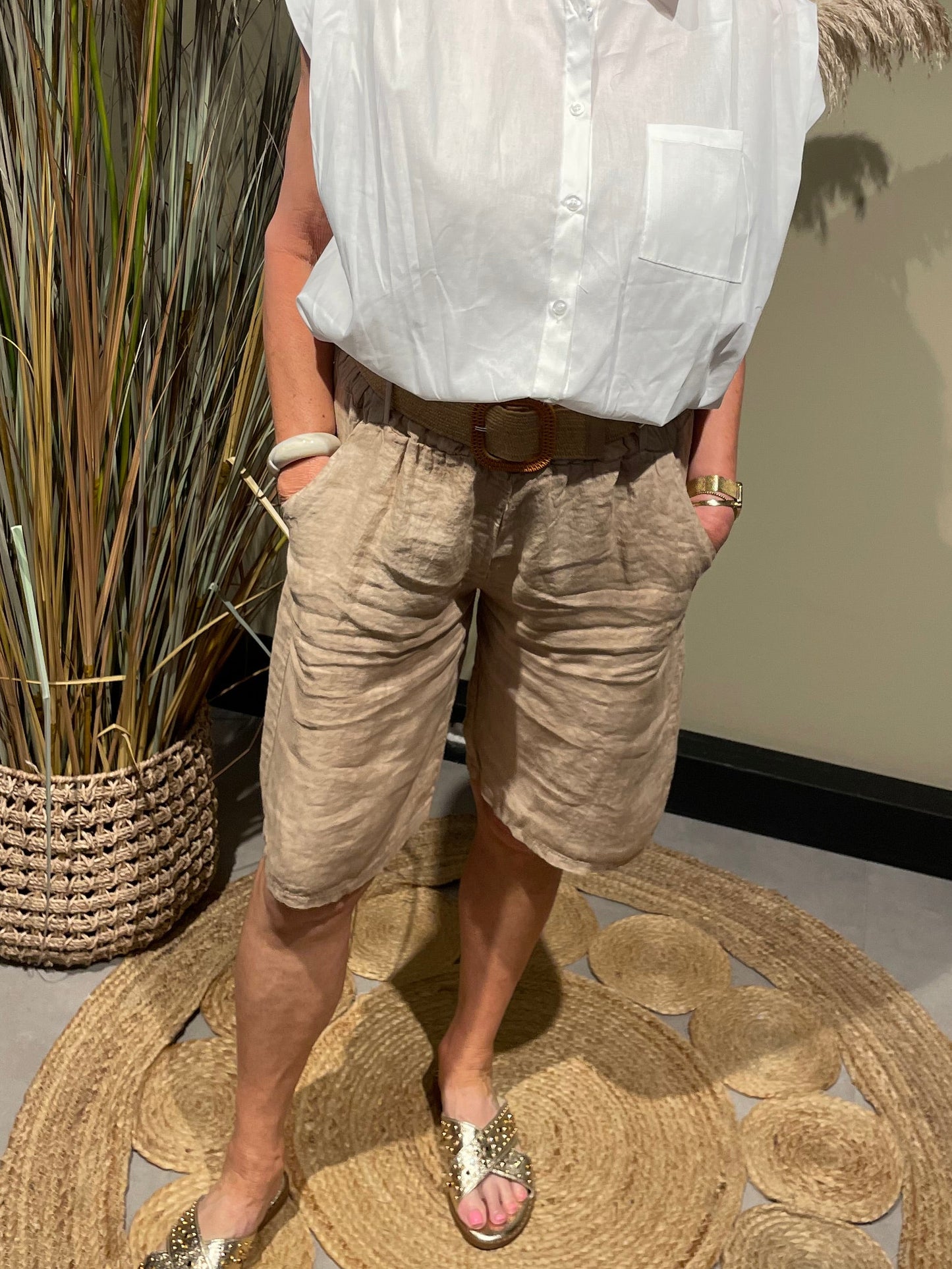 Korte Broek Trendy Sand