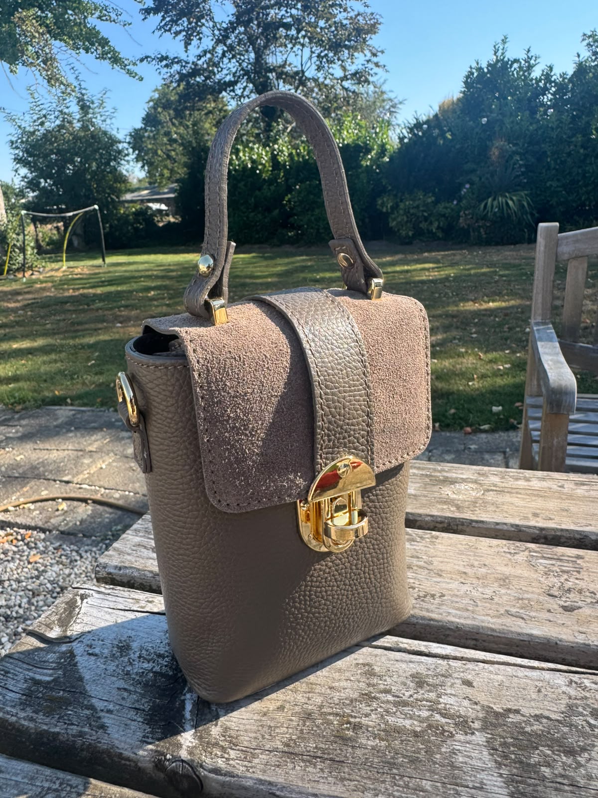 Tas Trey taupe