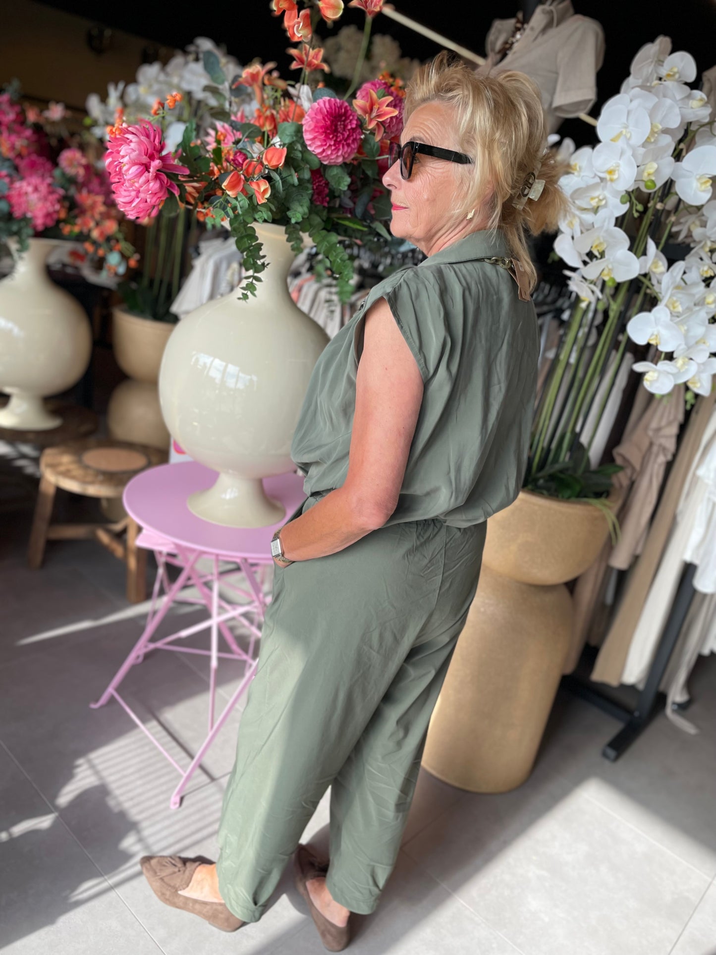 Broek Madelon groen