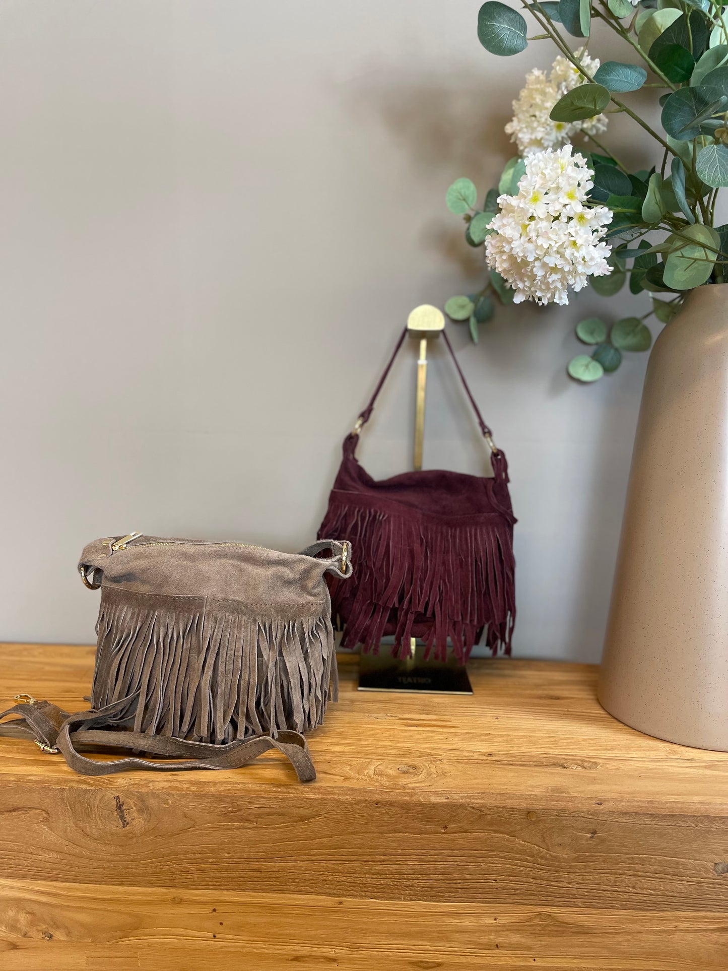 Tas Deluxe Franjels bordeaux