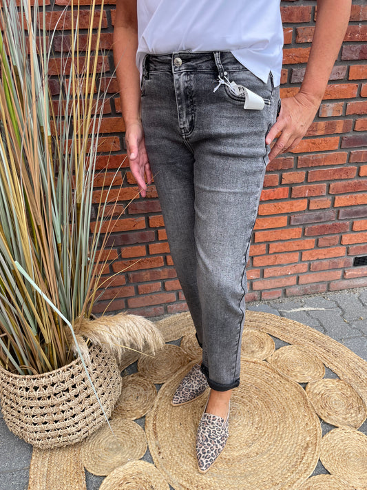 Mom jeans grijs HM329-2