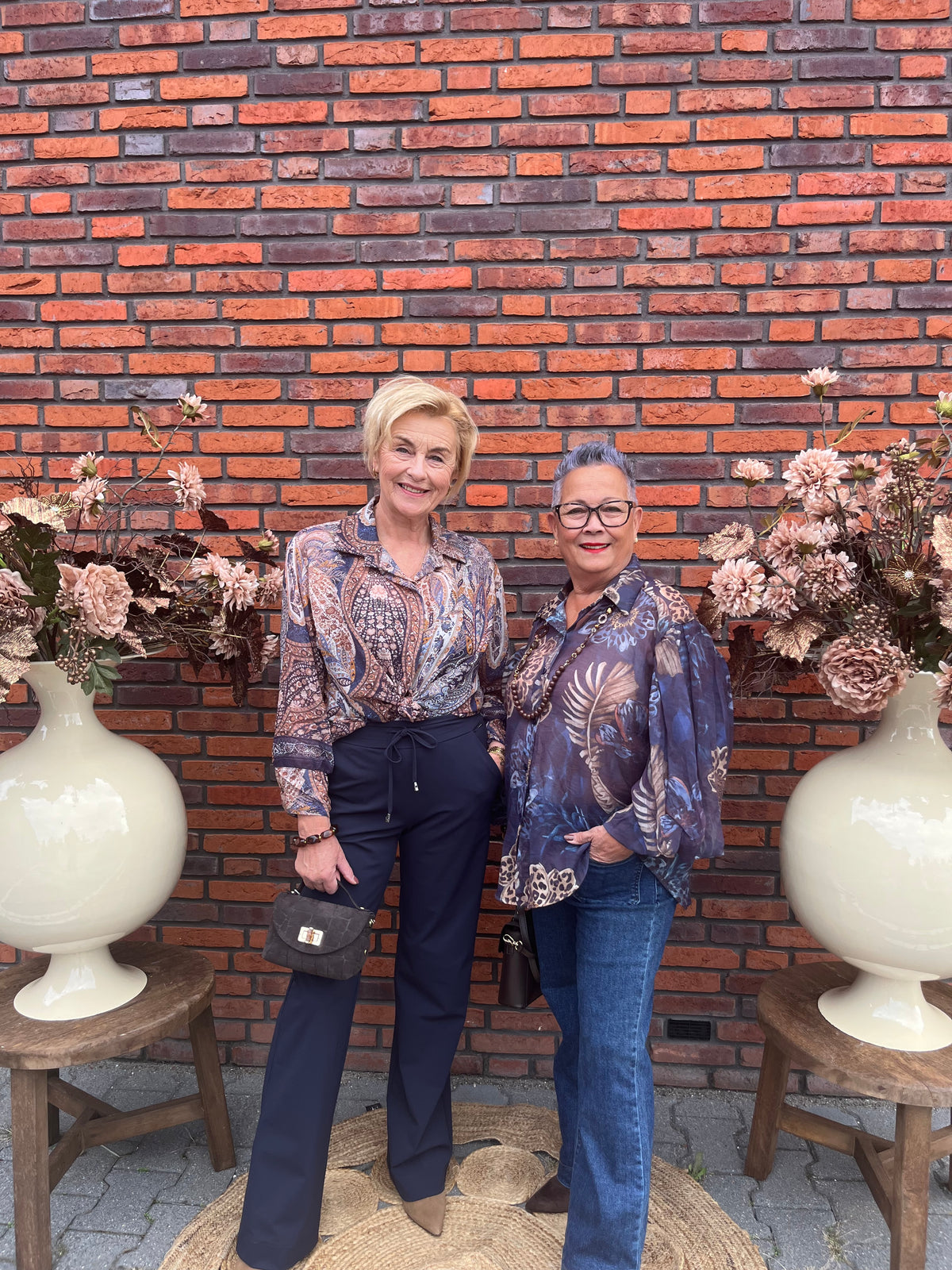 Blouse soof blauw