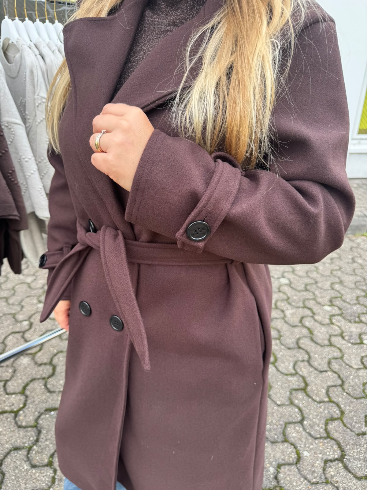 Trenchcoat Jodie bruin