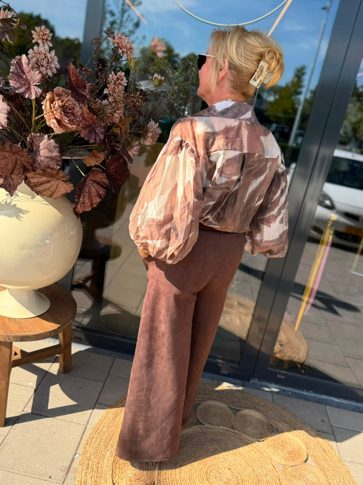Blouse Tessa taupe