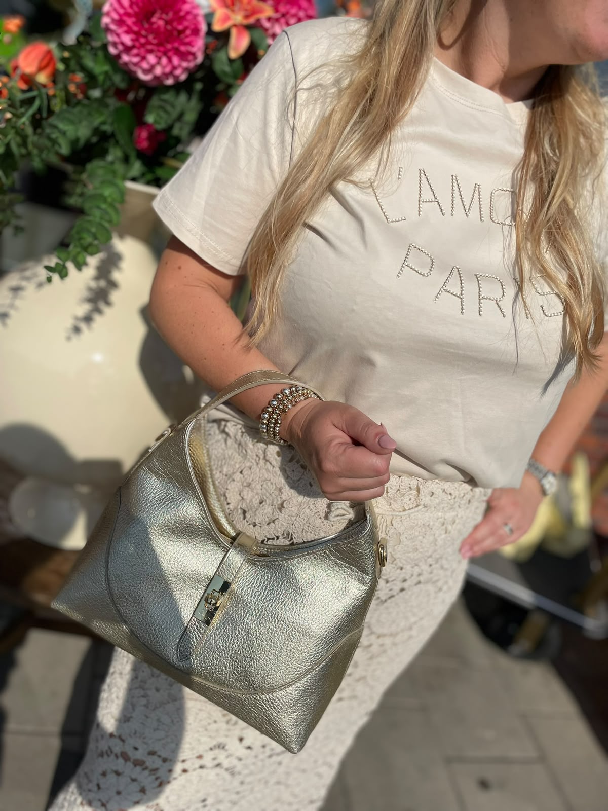 Shirt l'amour paris beige