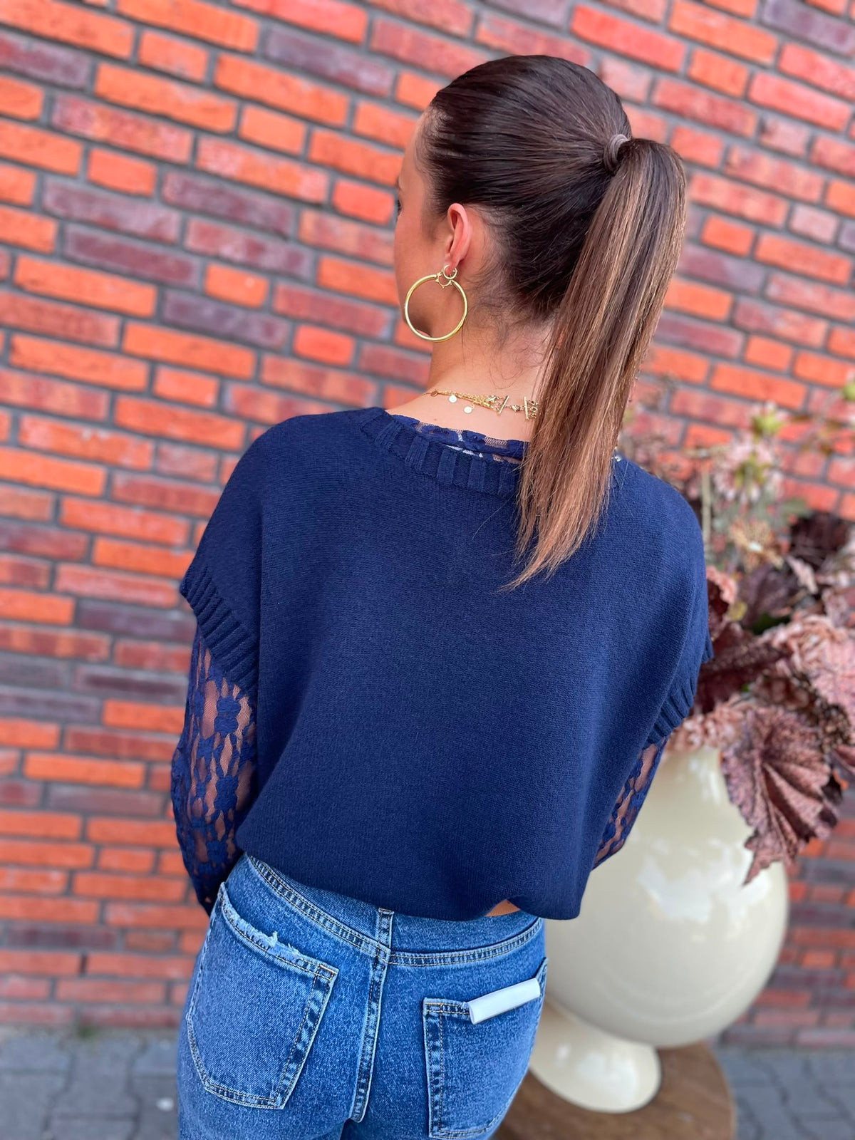 Trui lara blauw