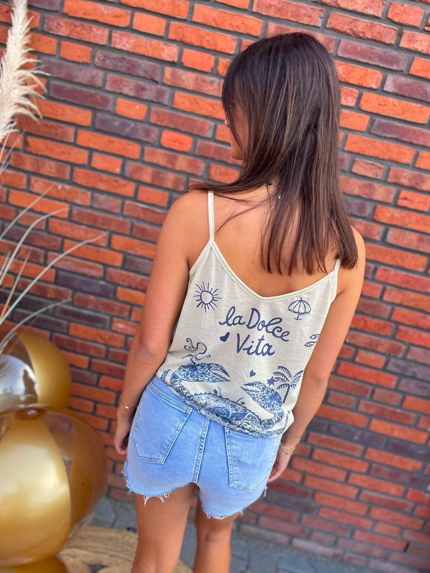 Top Dolce blauw