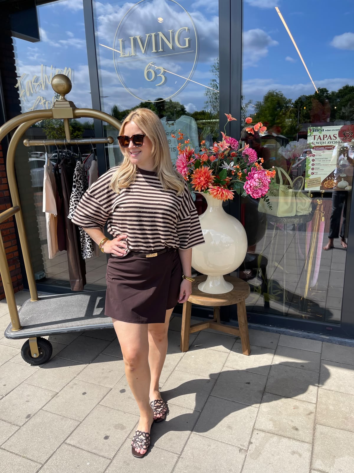 Mi Piace Skort Espresso MP202623
