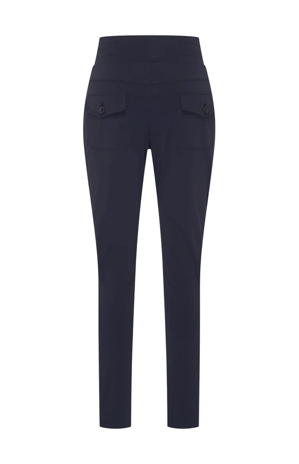 Mi Piace - Travelbroek smalle pijp donkerblauw