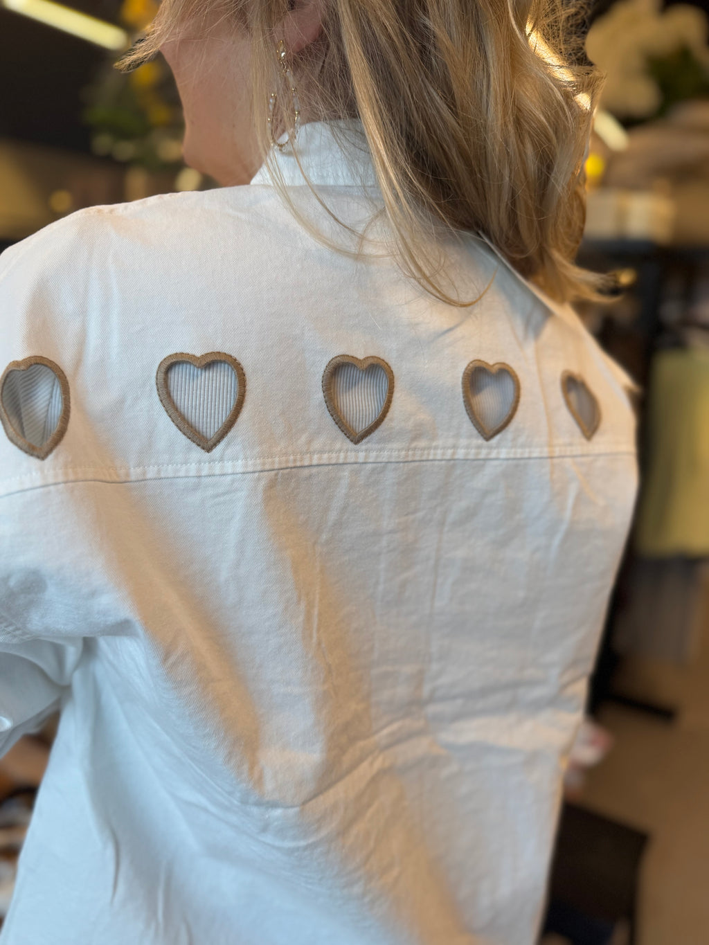 Spijker Blouse hartjes