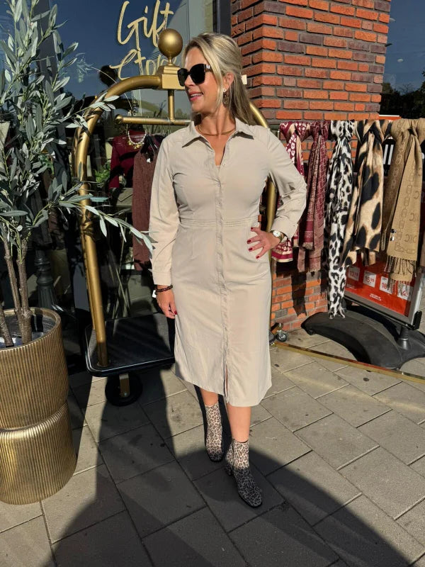 Triple Nine - Jurk Cameron Beige JK51811