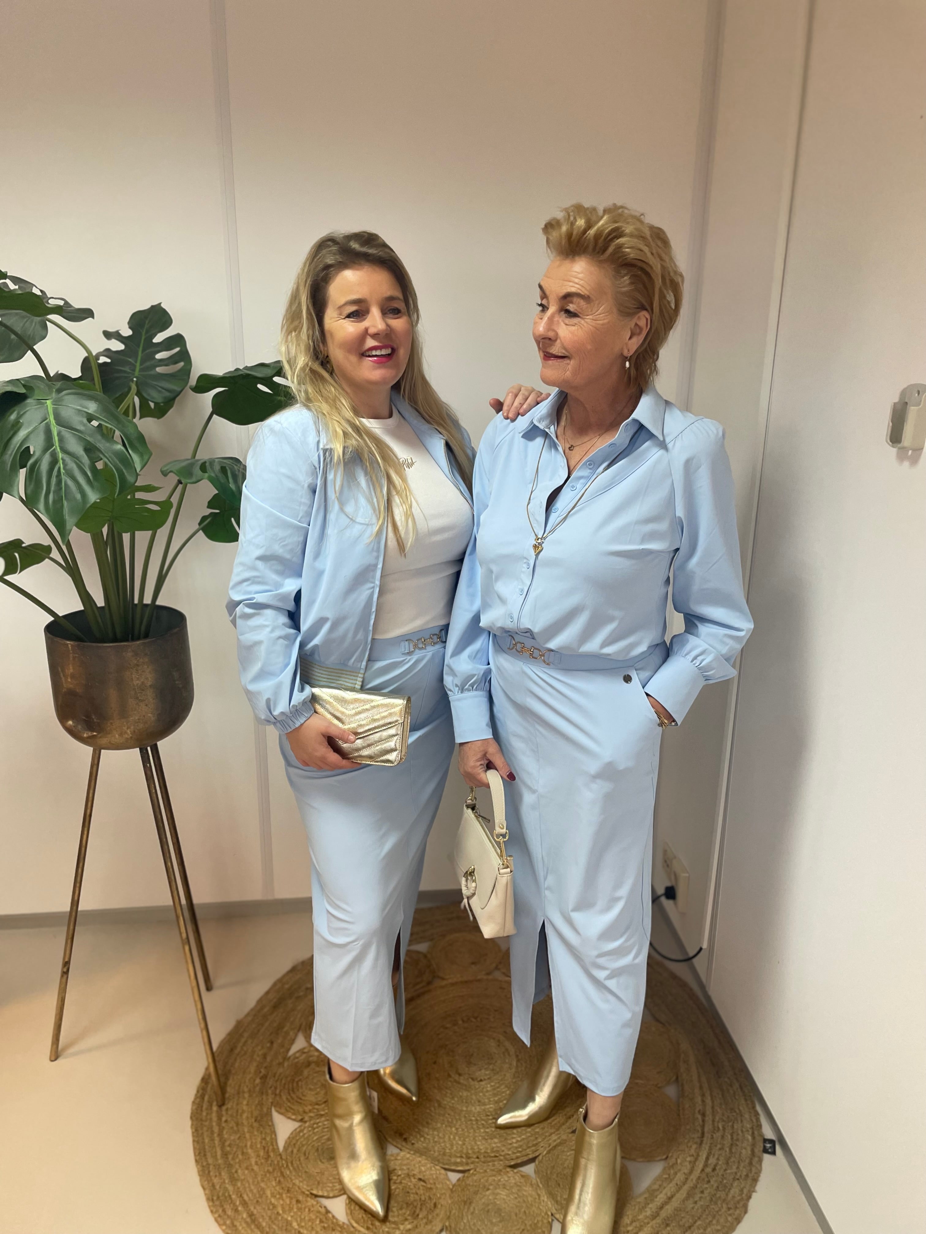 Triple Nine - Rok lichtblauw Rk7302