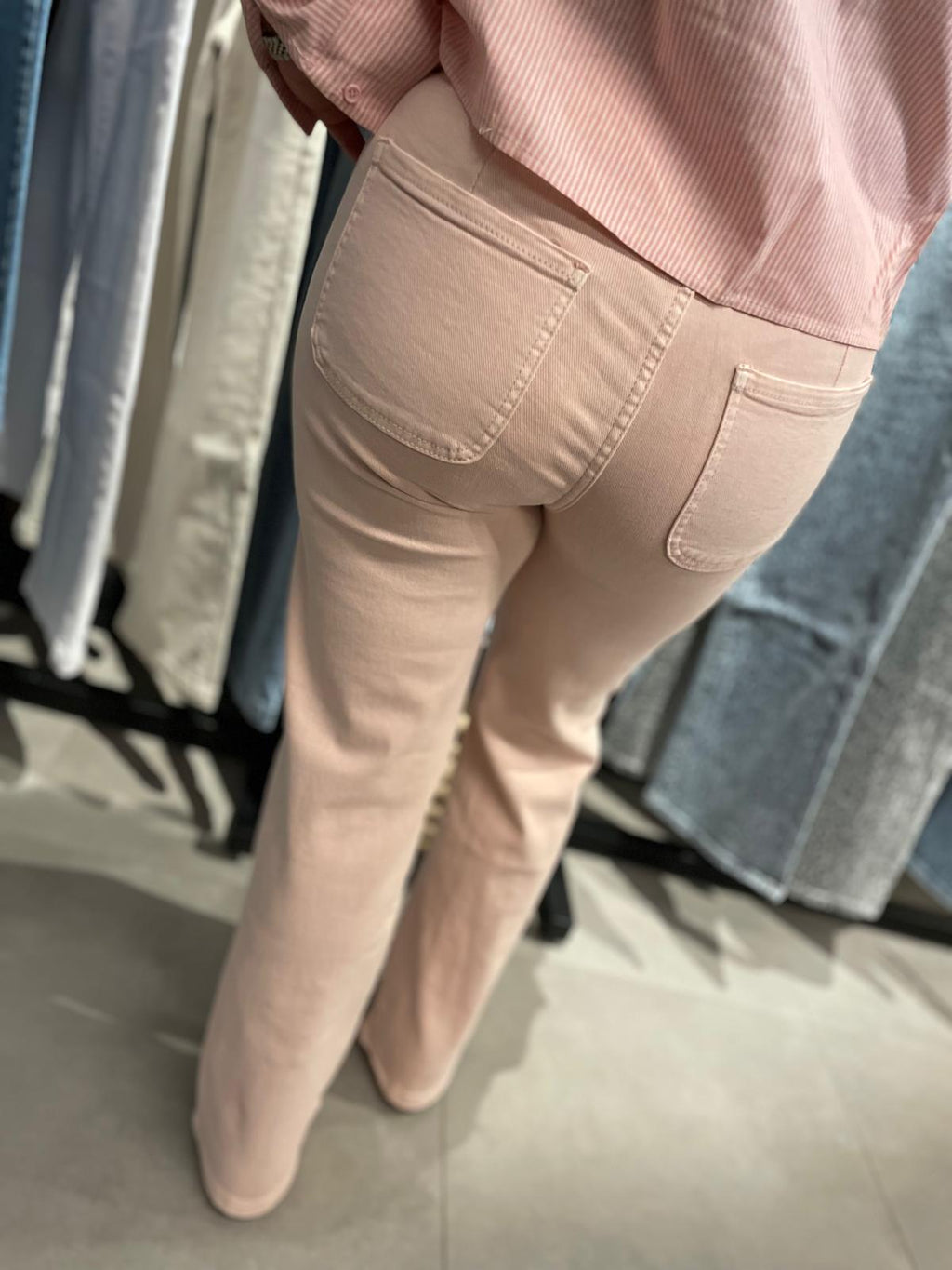 Jeans Feline Roze 77352U#