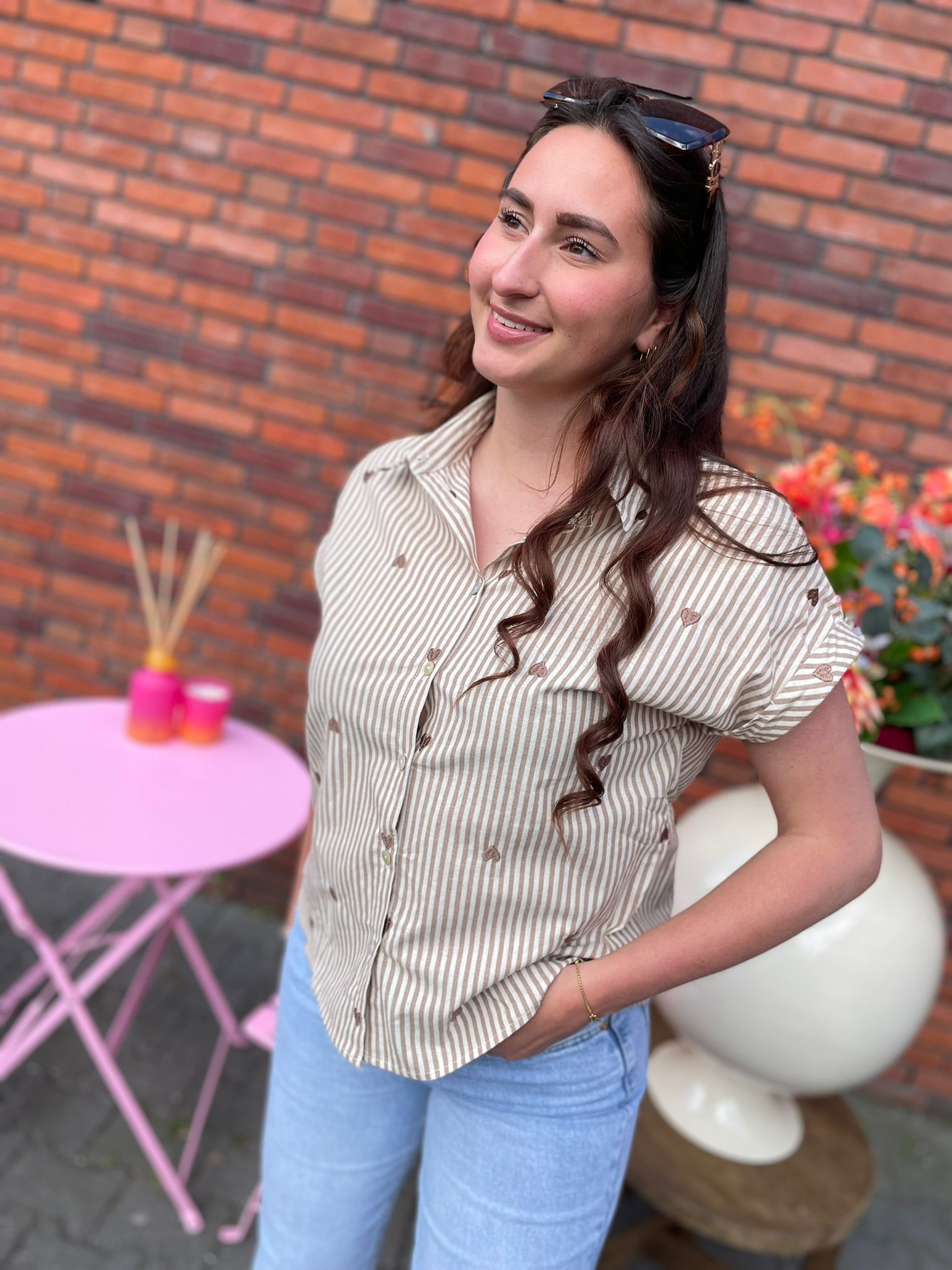Blouse Marloes hartjes