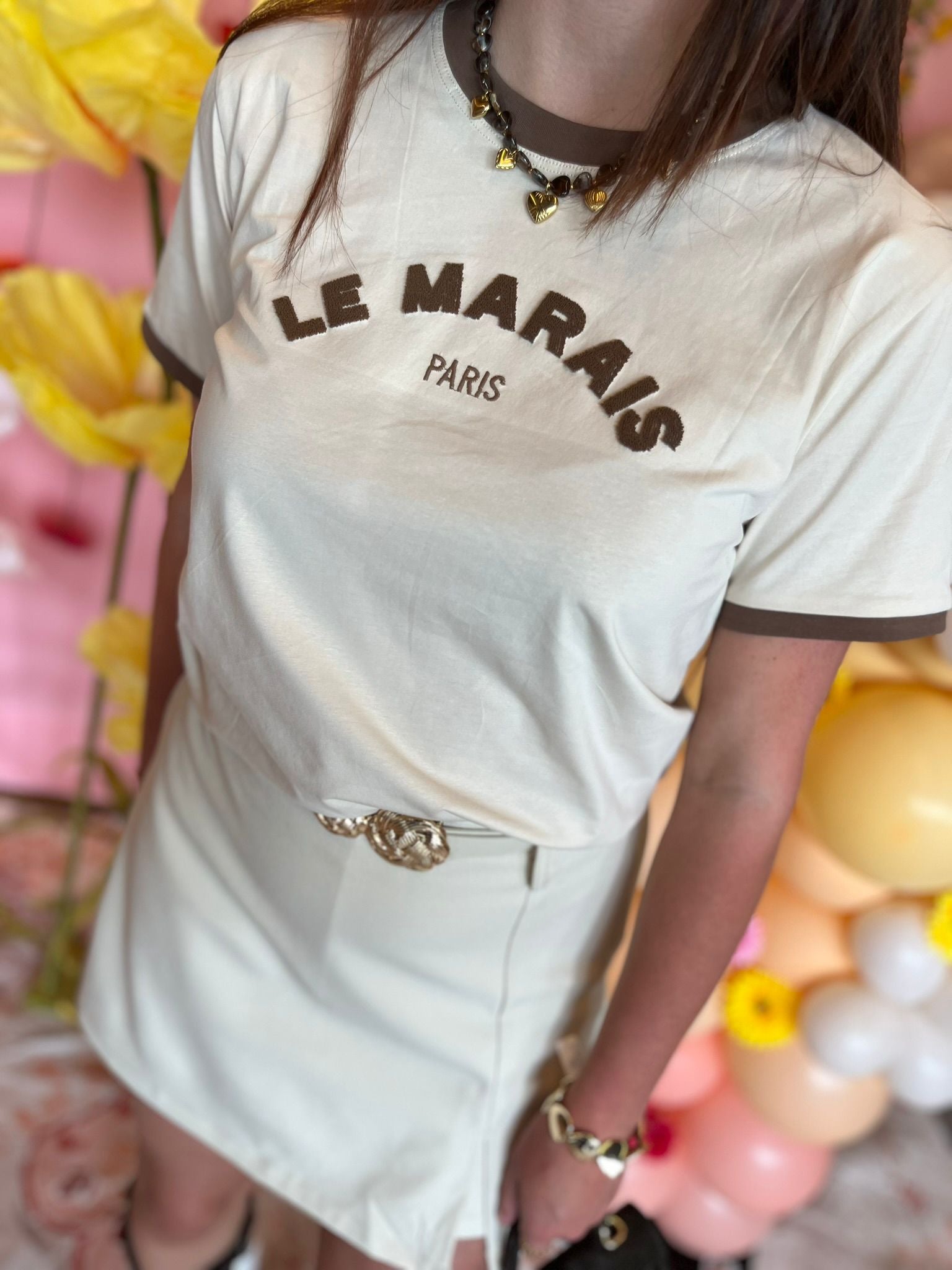 Shirt le marais paris beige