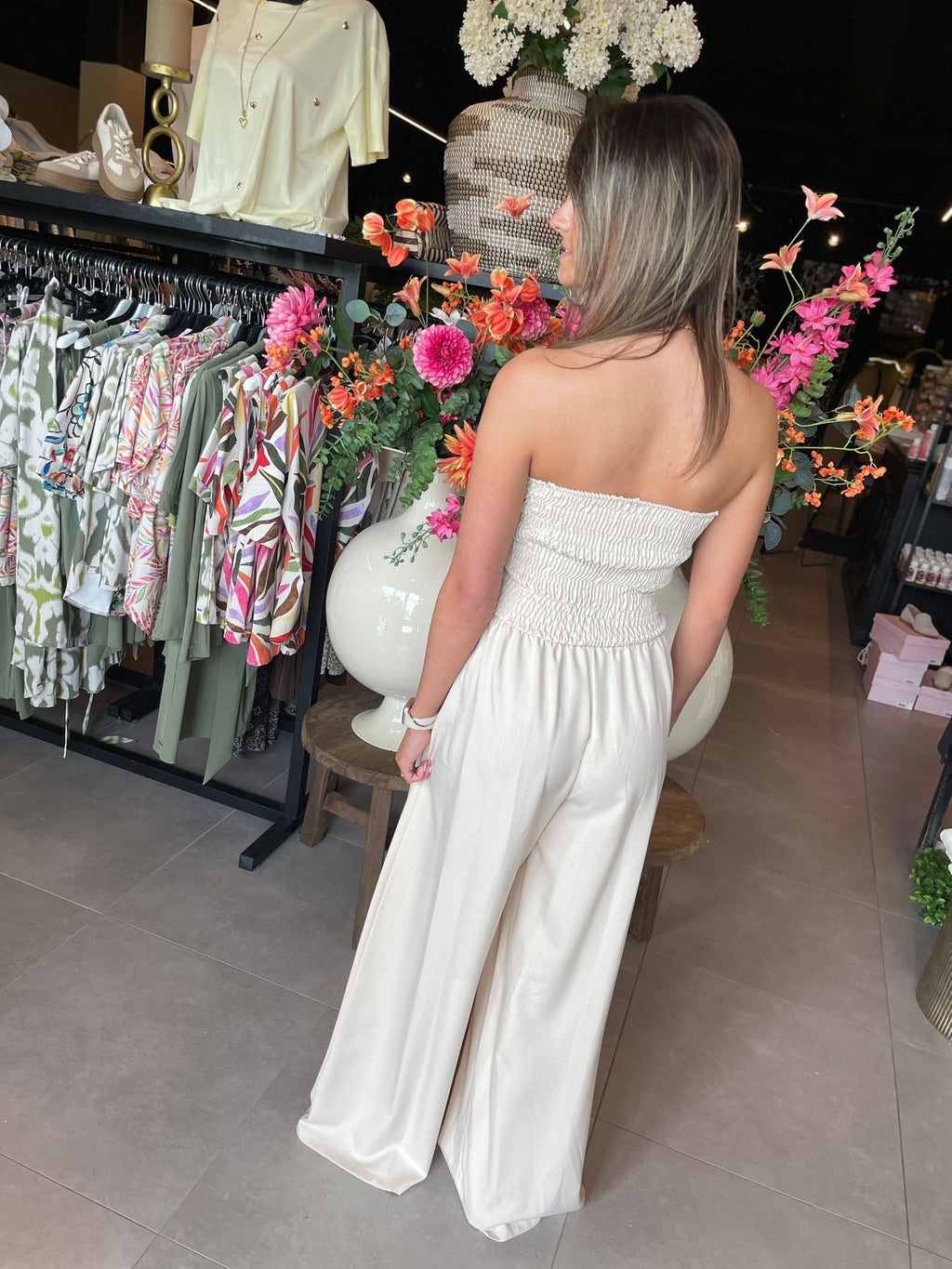 jumpsuit Florie beige