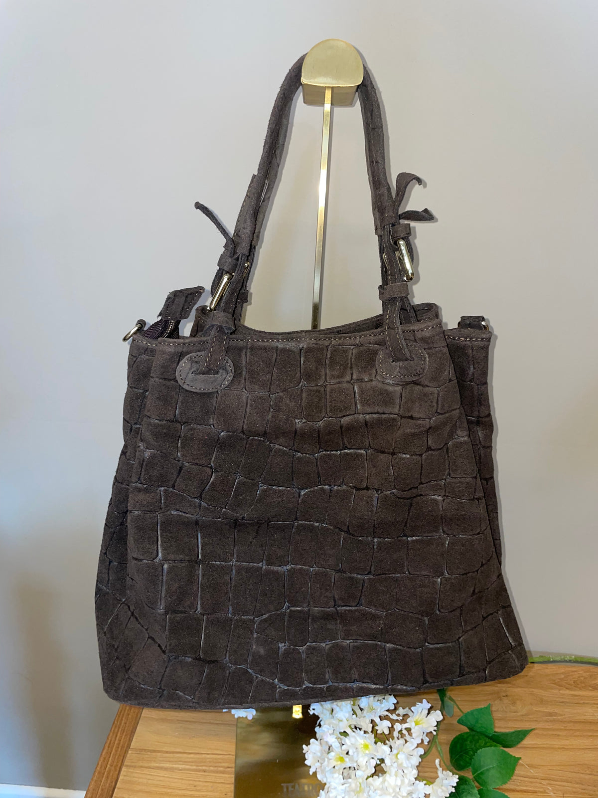 Tas bruin lisa