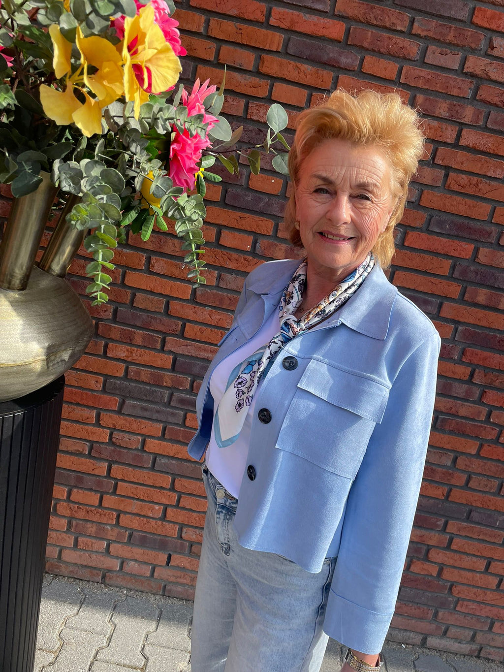 Mara jasje blauw