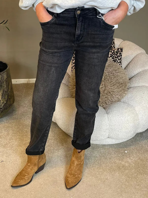 Mom jeans Marit grijs BG920-12