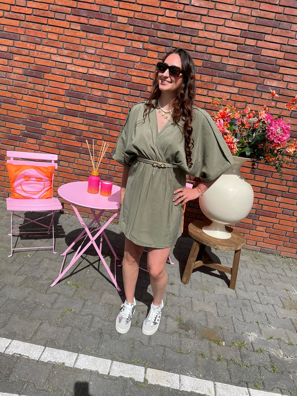 Jurk Guusje groen
