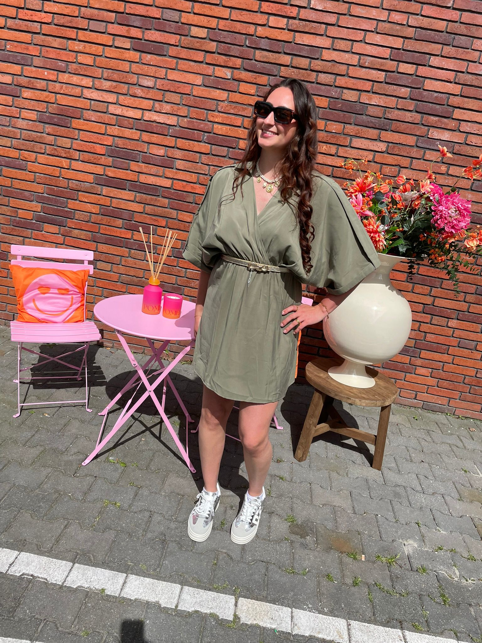 Jurk Guusje groen