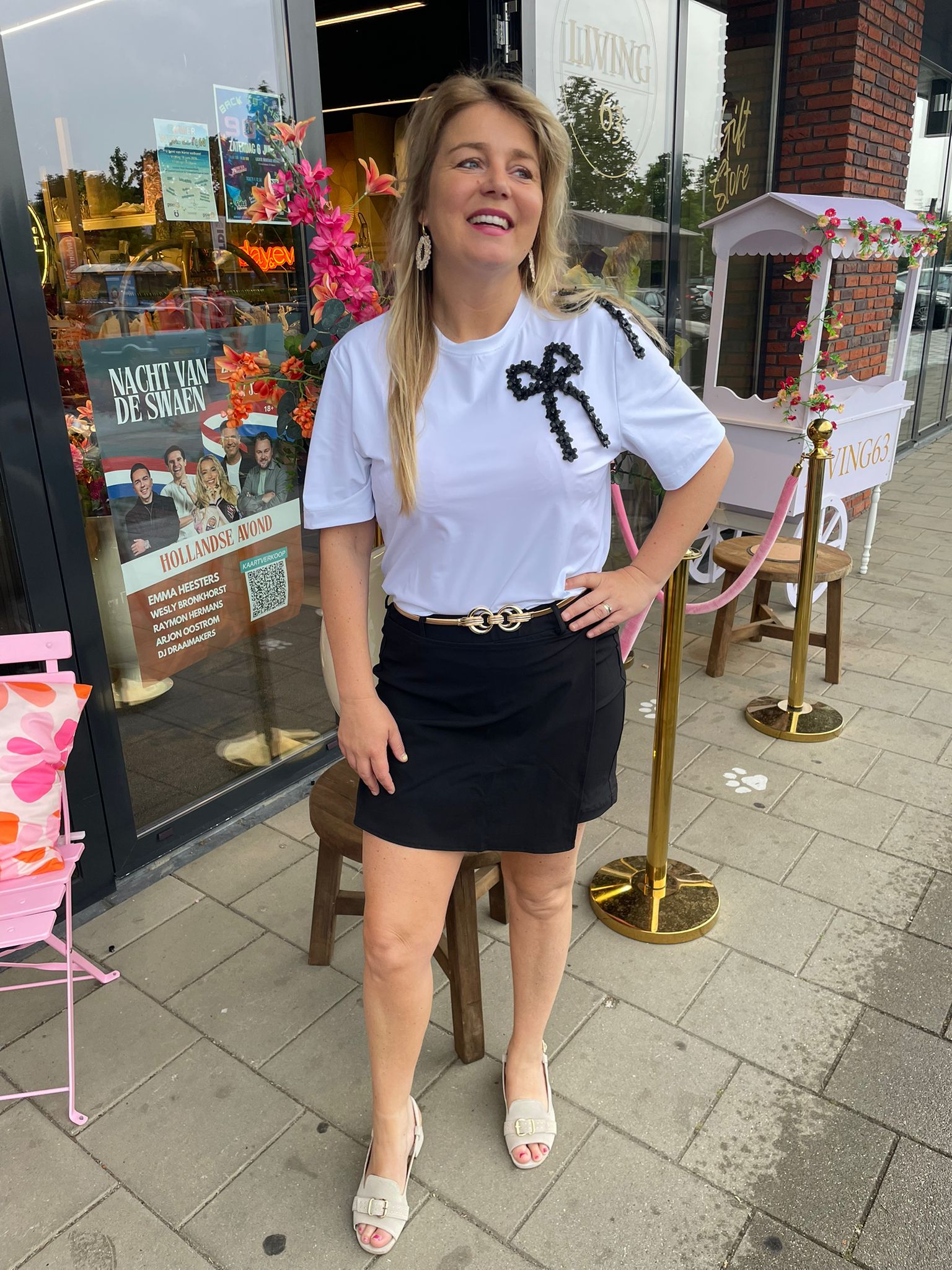 PRE-ORDER Mi Piace - Skort zwart MP202623