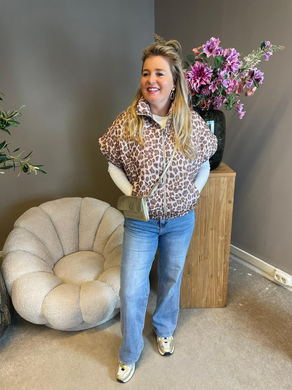 Bodywarmer Lizzy panter