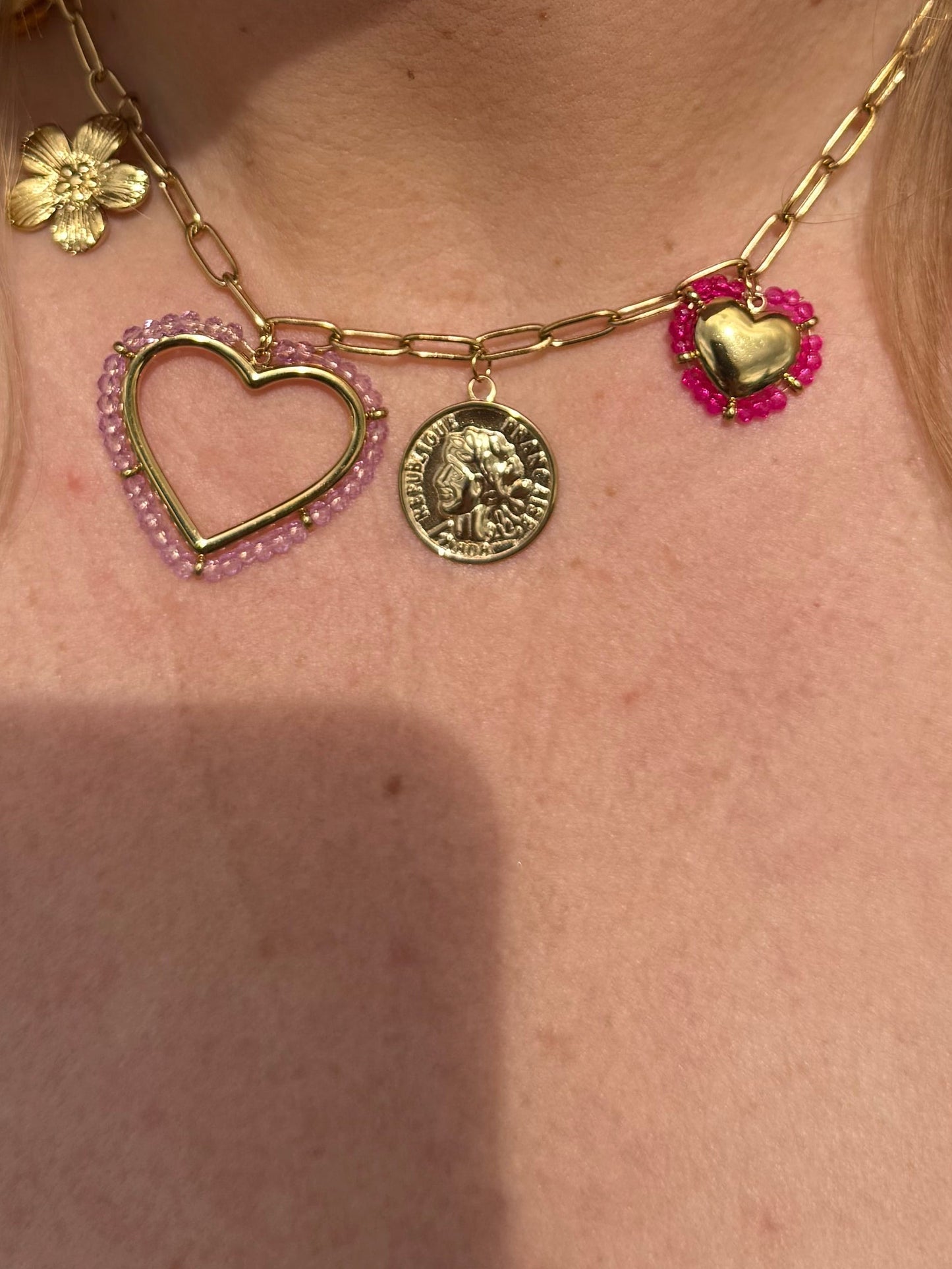 Ketting Pink Heart