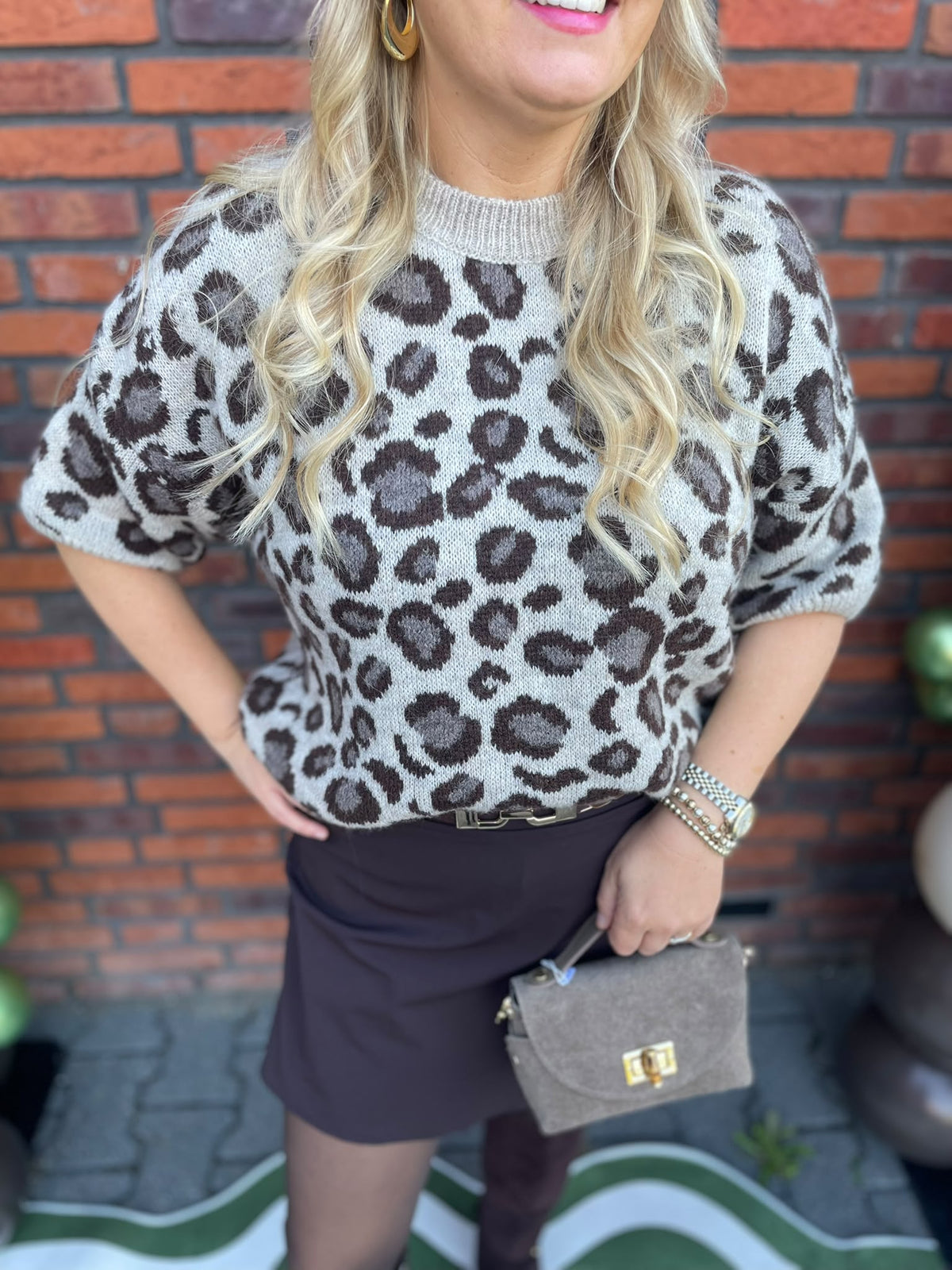 Truitje Bailey panter beige