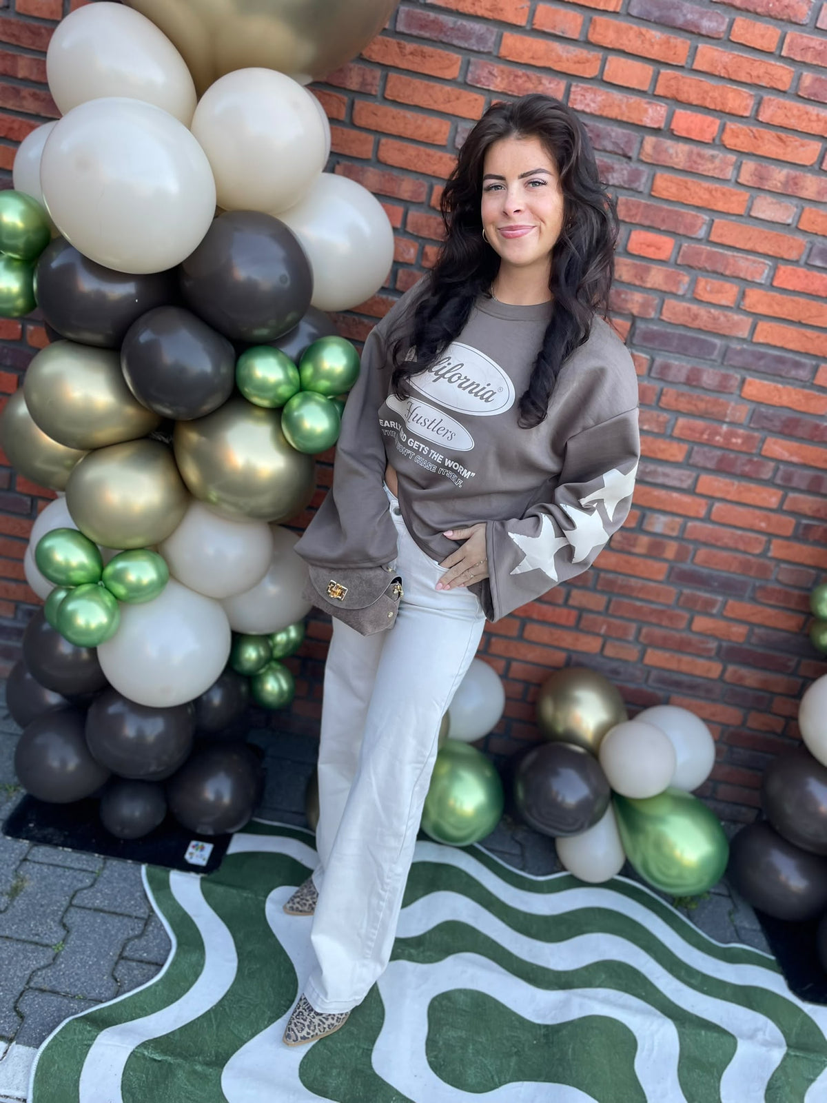 Trui California taupe