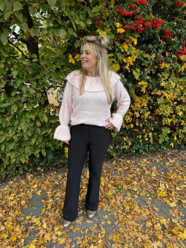 Legging met bies zwart