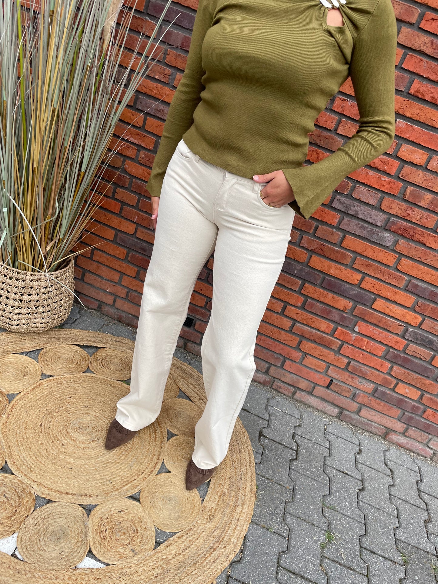 Jeans Laulia beige