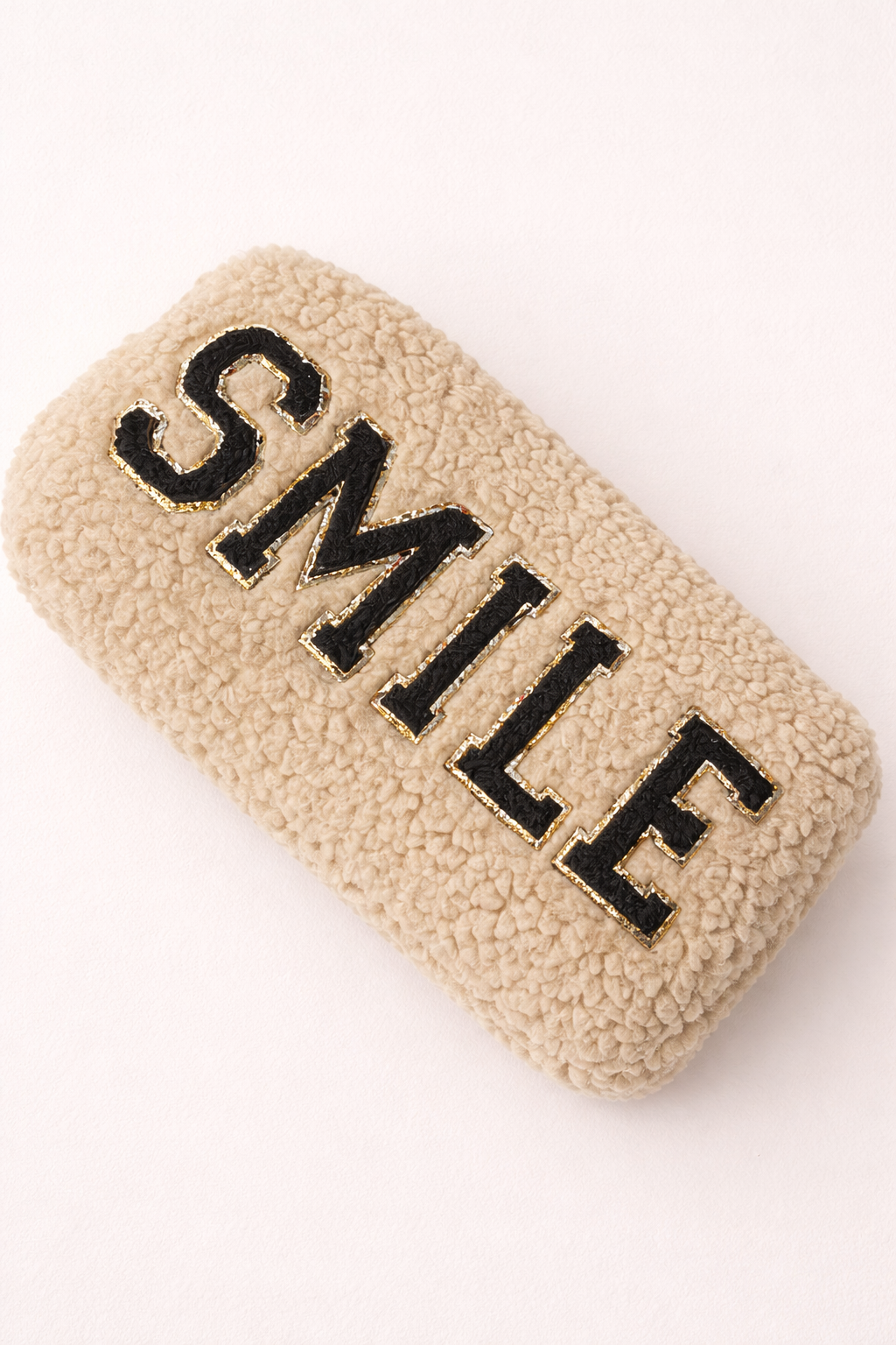 Toilet tas teddy SMILE beige