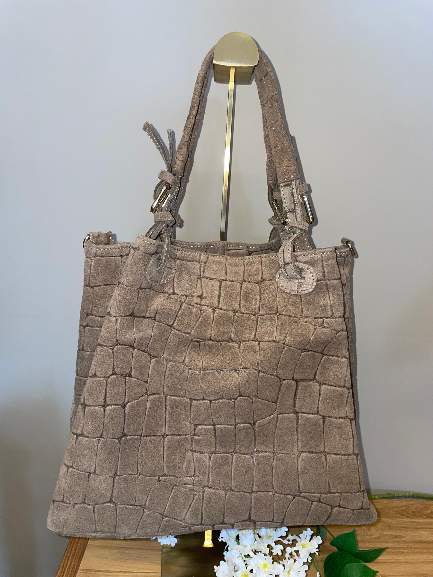 Tas taupe lisa