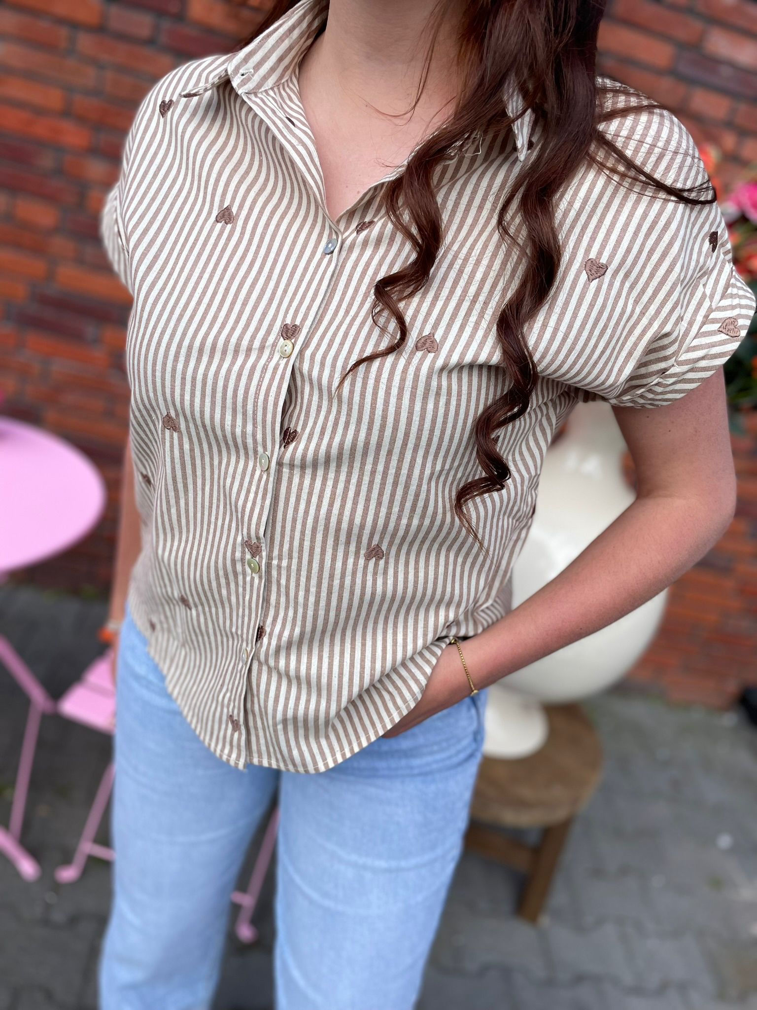 Blouse Marloes hartjes