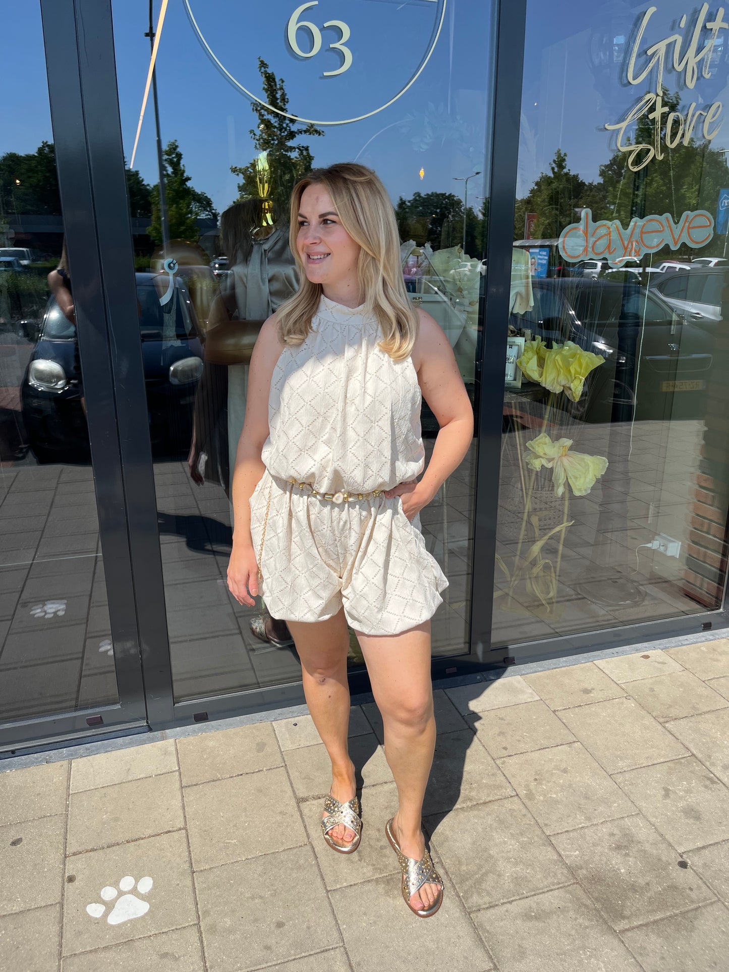 Playsuit Julie beige