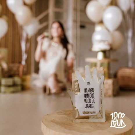 100% leuk Handmasker-jarige