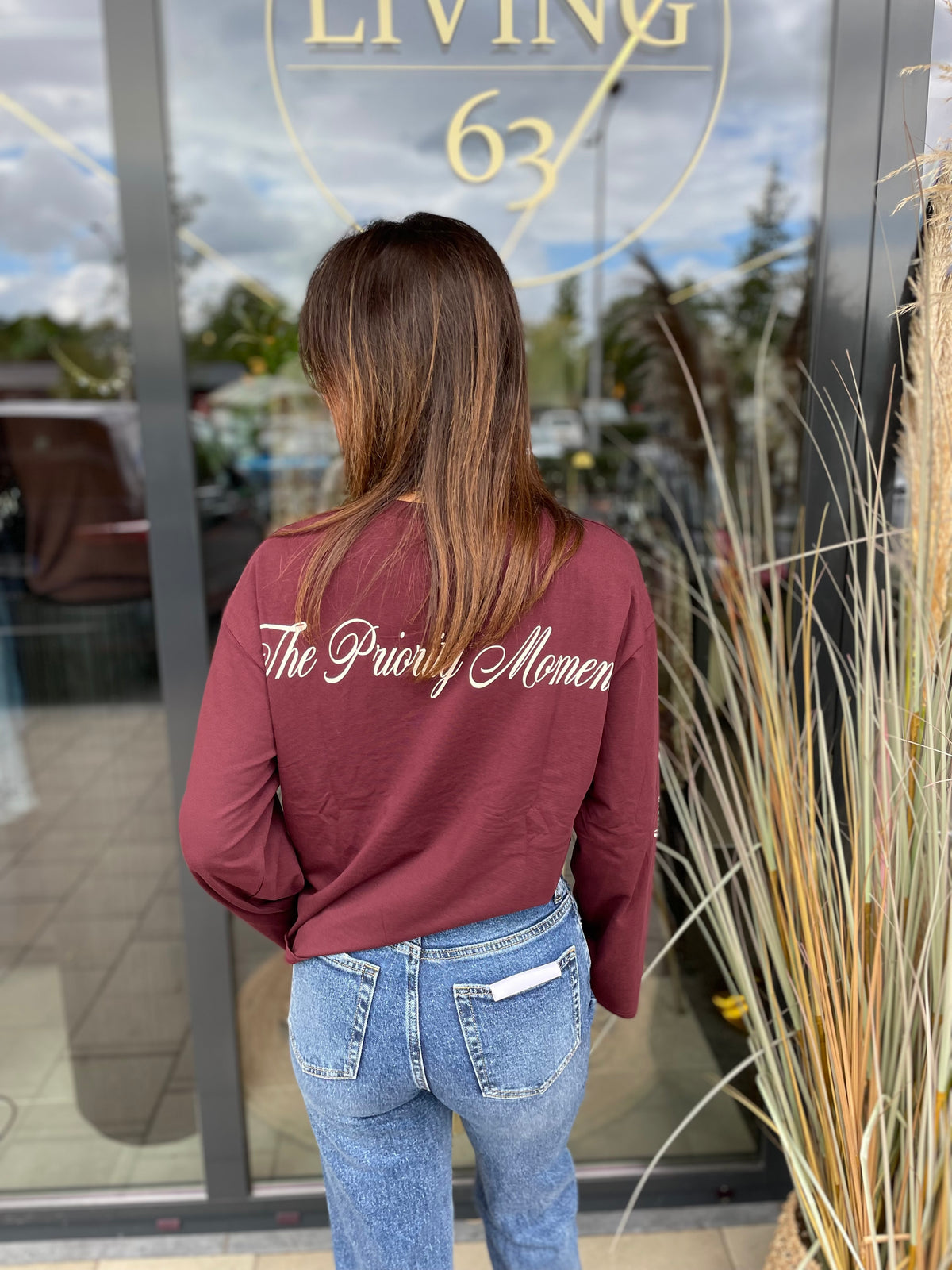 Longsleeve Co bordeaux
