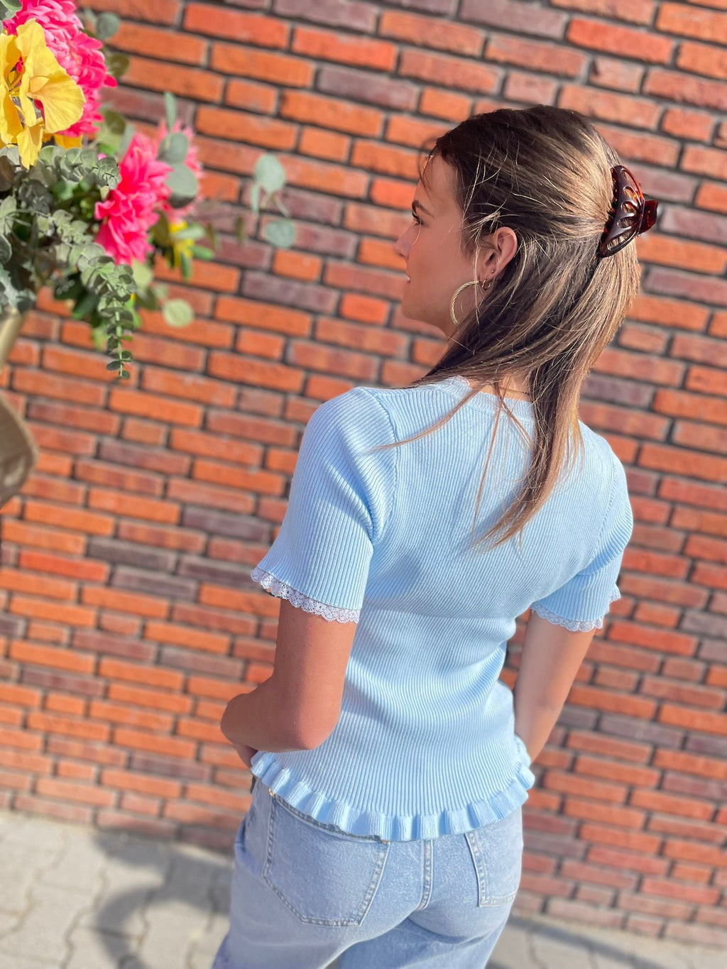 Top Fenna blauw