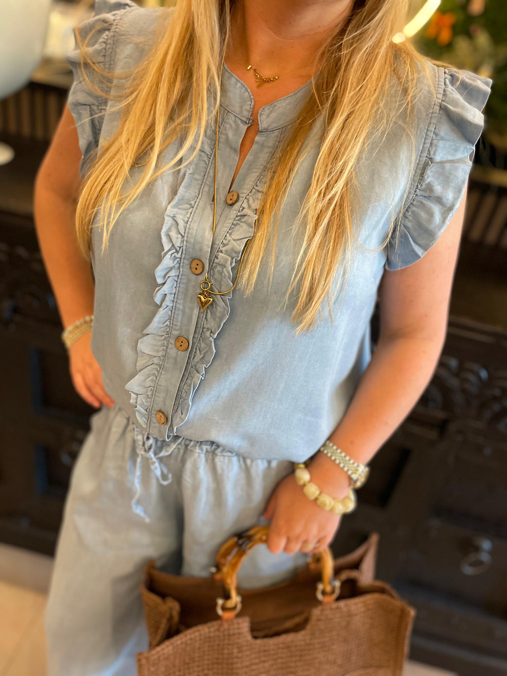 Spijkerblouse Roessel Sien