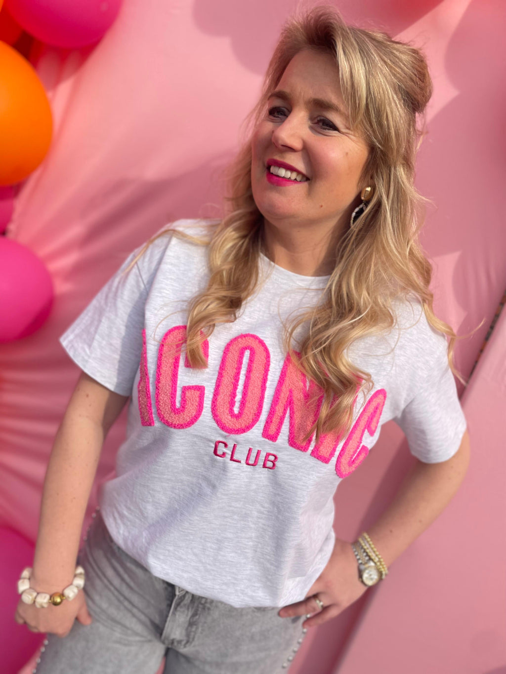 Shirt Iconic grijs