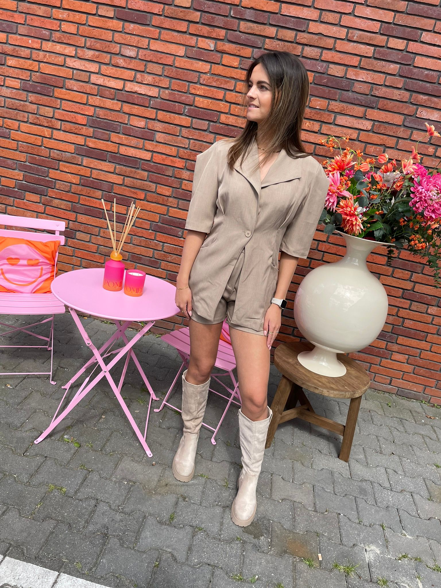 Setje Mae taupe